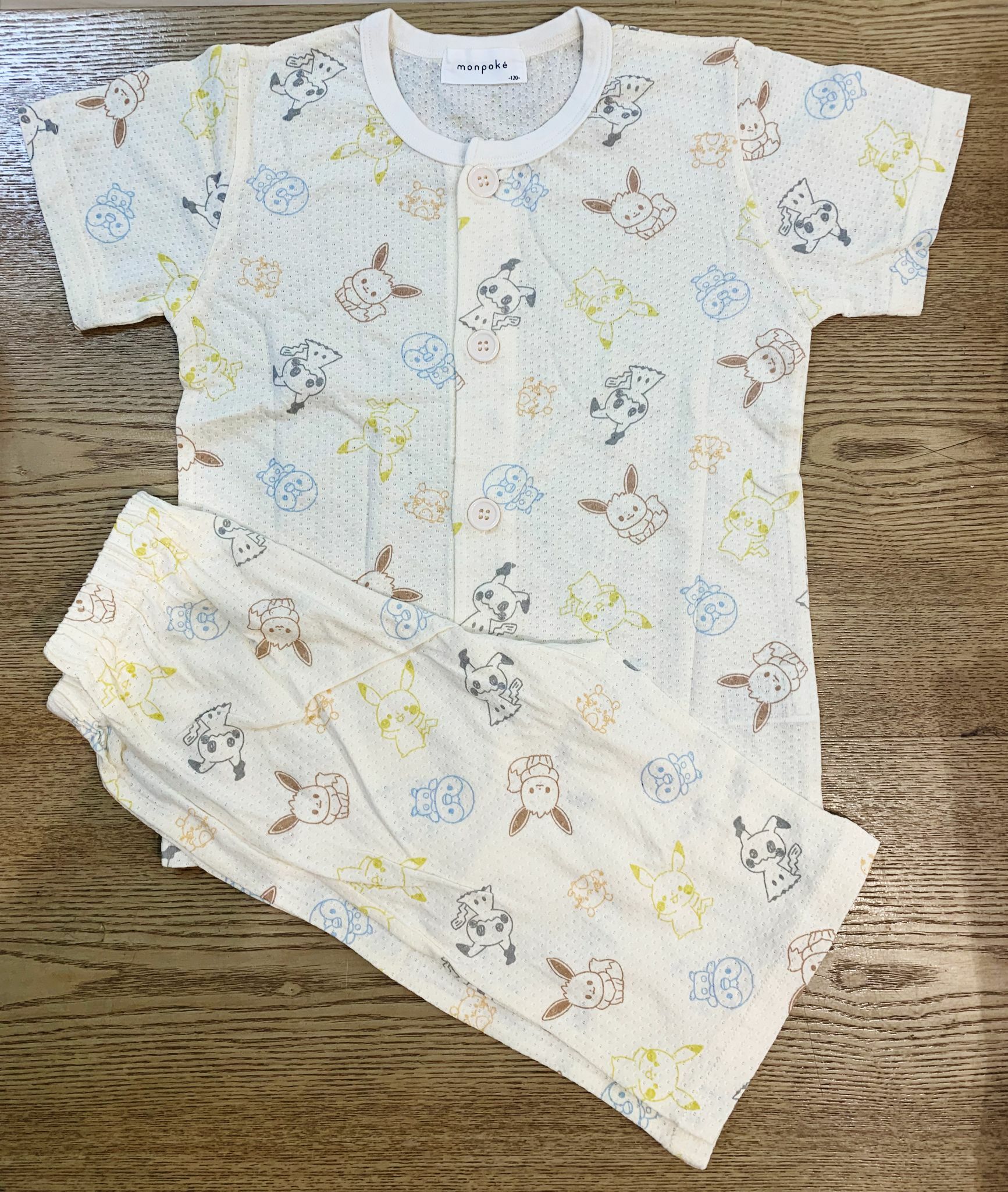 清貨優惠 比卡超短袖睡衣 140cm