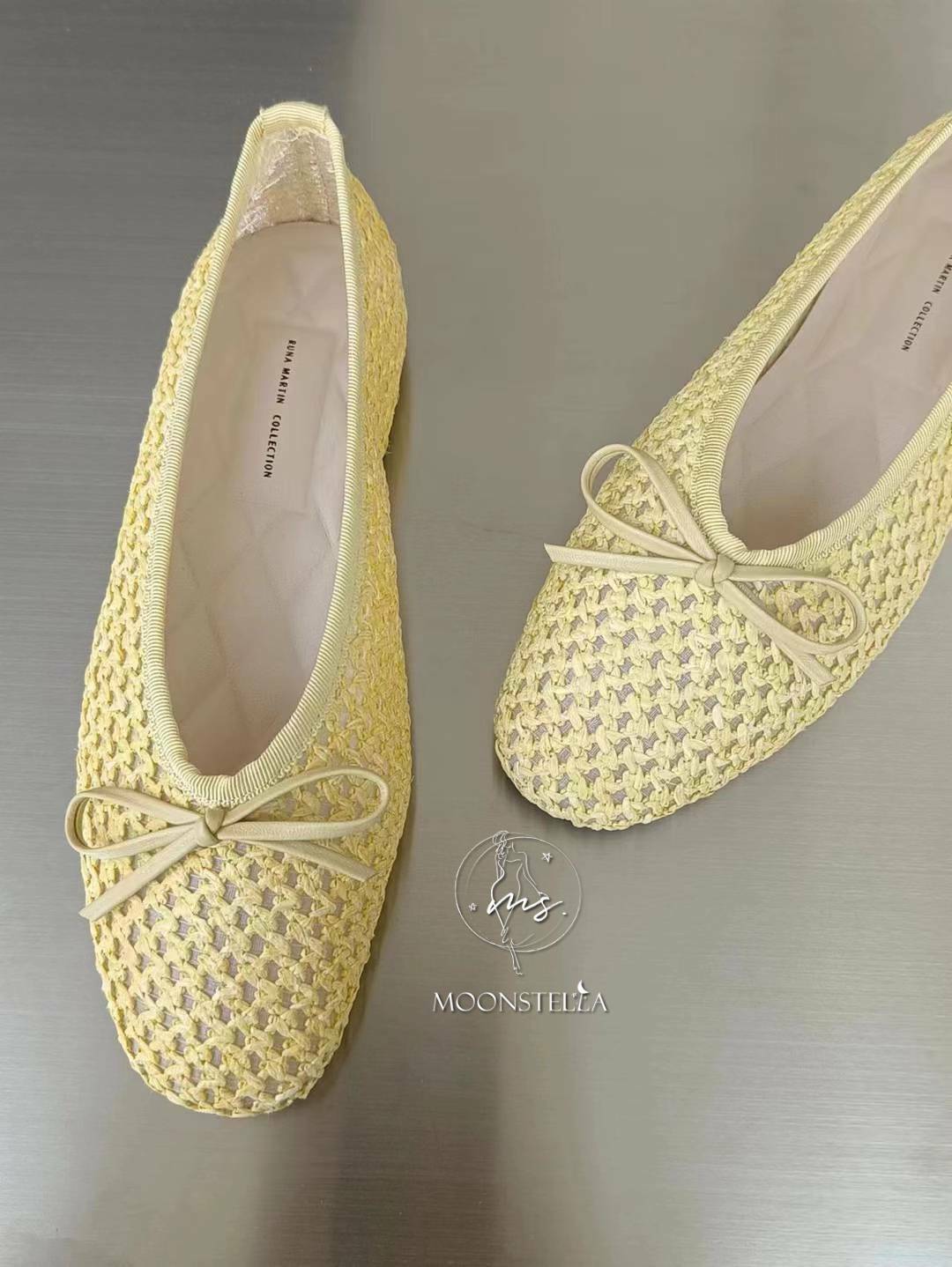 馬卡龍編織娃娃鞋