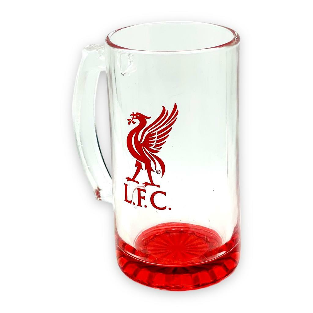 利物浦紅色會徽啤酒杯
