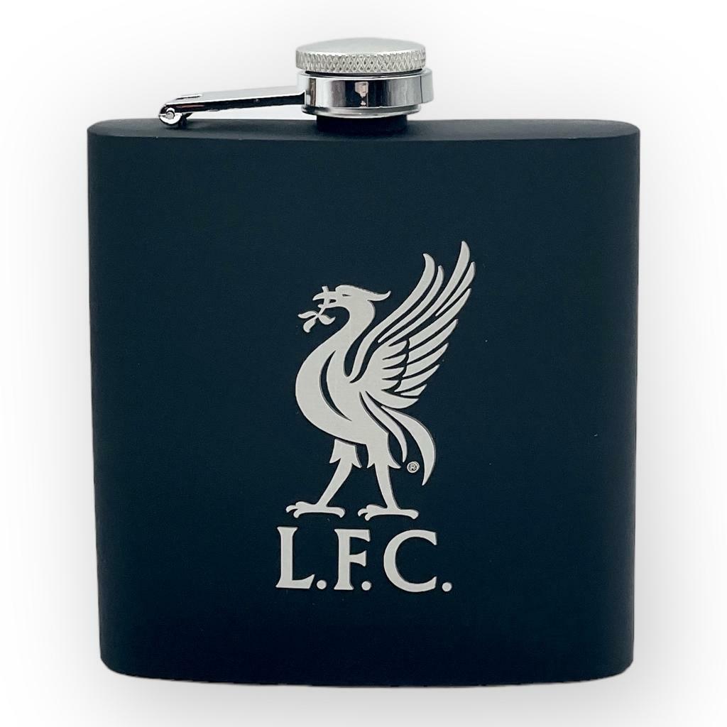 利物浦黑色LFC會徽金屬酒壺