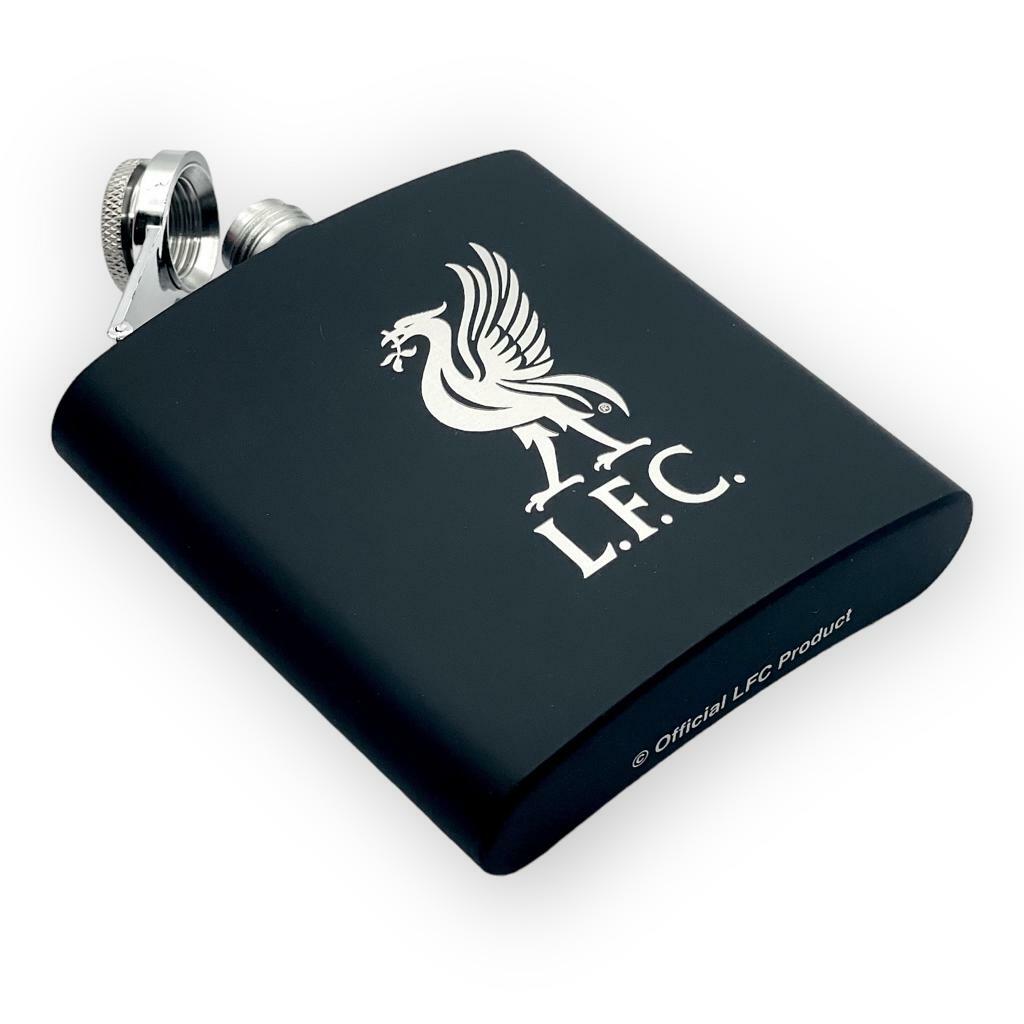 利物浦黑色LFC會徽金屬酒壺