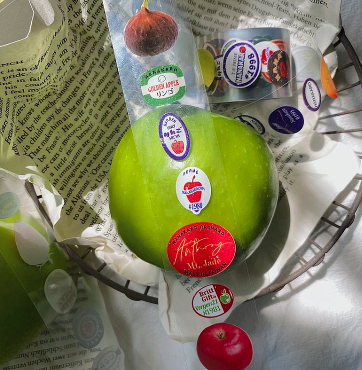 Fruit Labels - 亮面 PET膠帶｜茄子先生