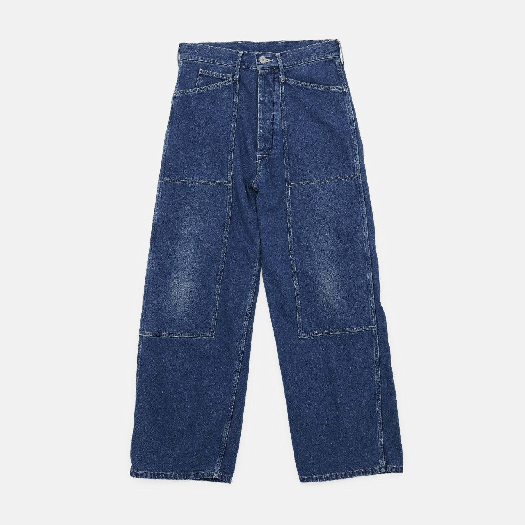 URU TOKYO - DOUBLE KNEE PANTS TYPE A / INDIGO