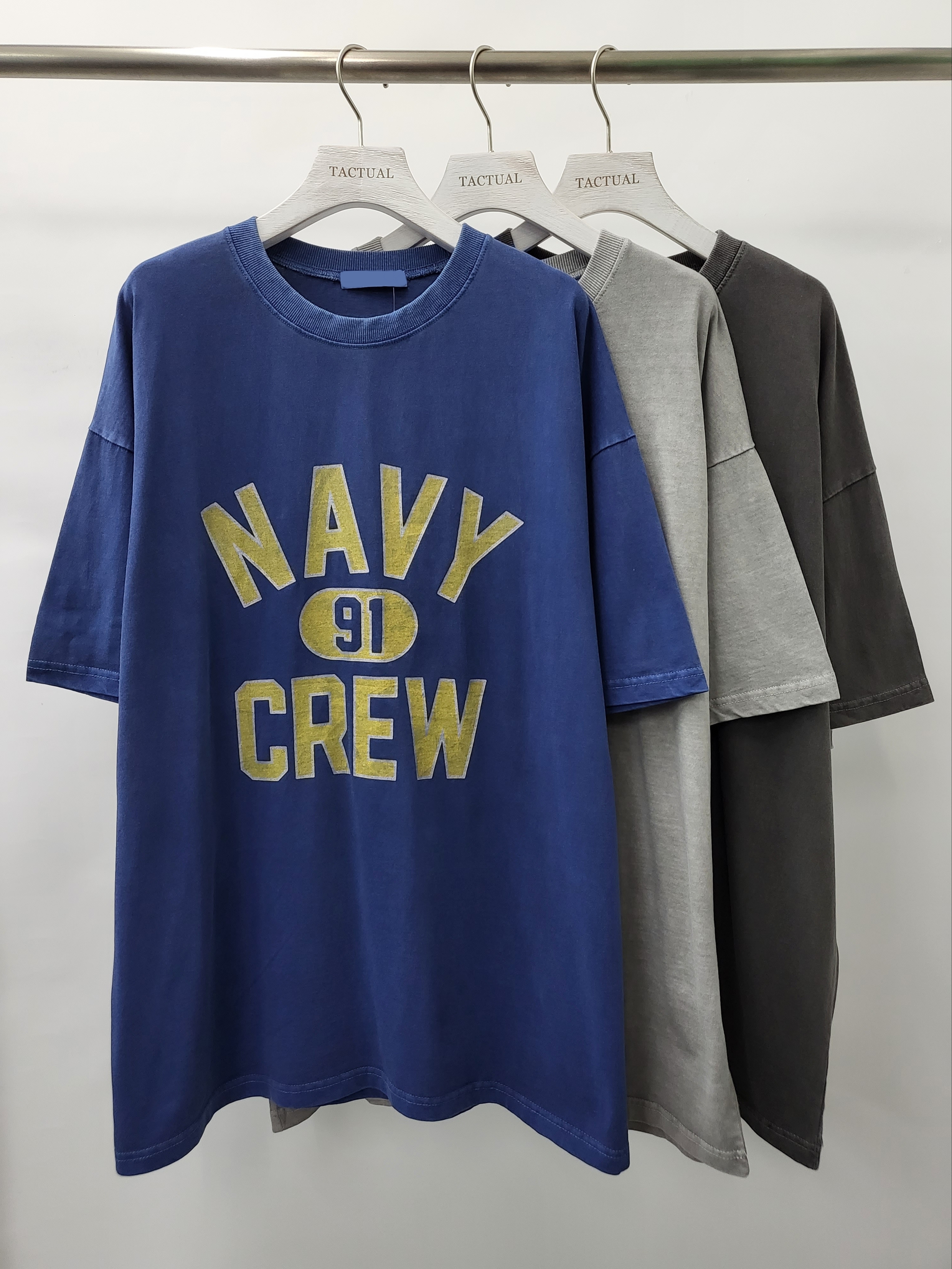 洗水英文字短袖Tee T4838