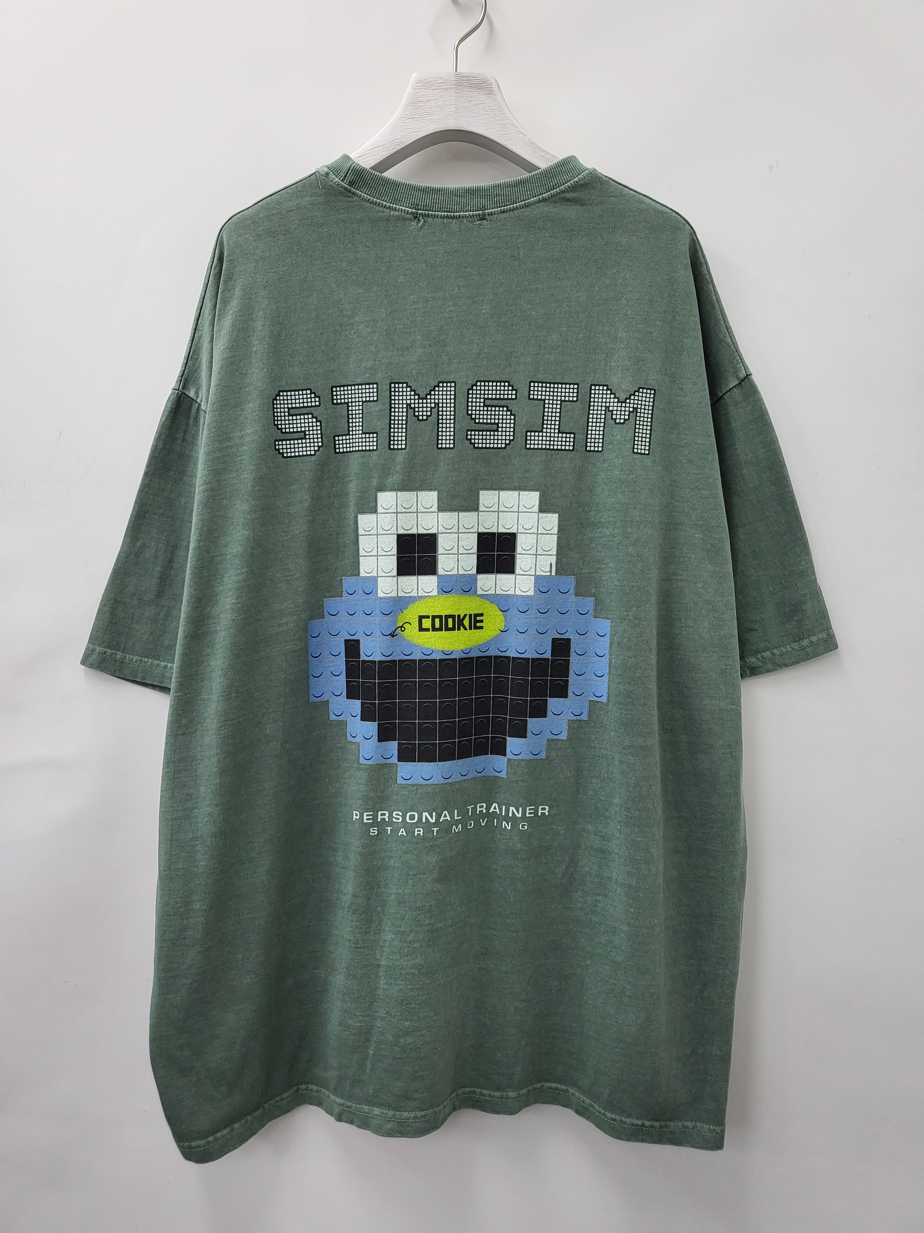 洗水芝麻街短袖Tee T4837