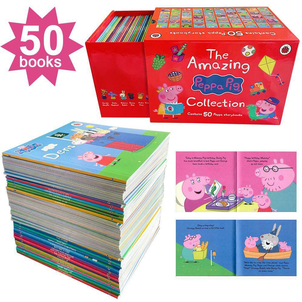 Peppa pig The Amazing Collection英文故事書50冊