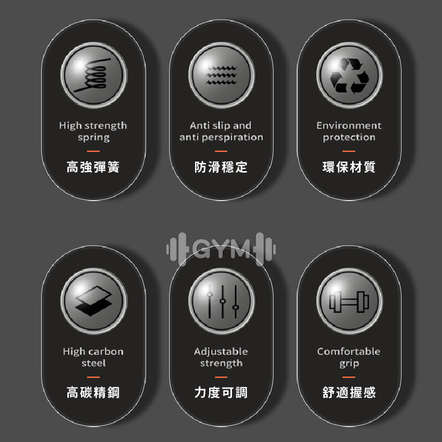 可計數10~100kg 握力訓練器