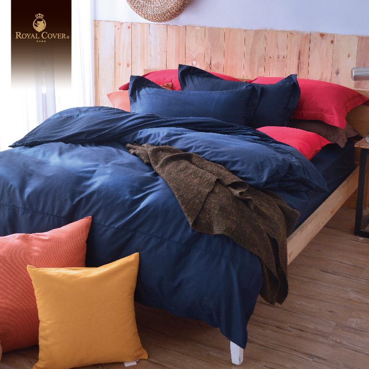 good holiday-royal cover-Cotton-bedding-solid colour series - Night-blue