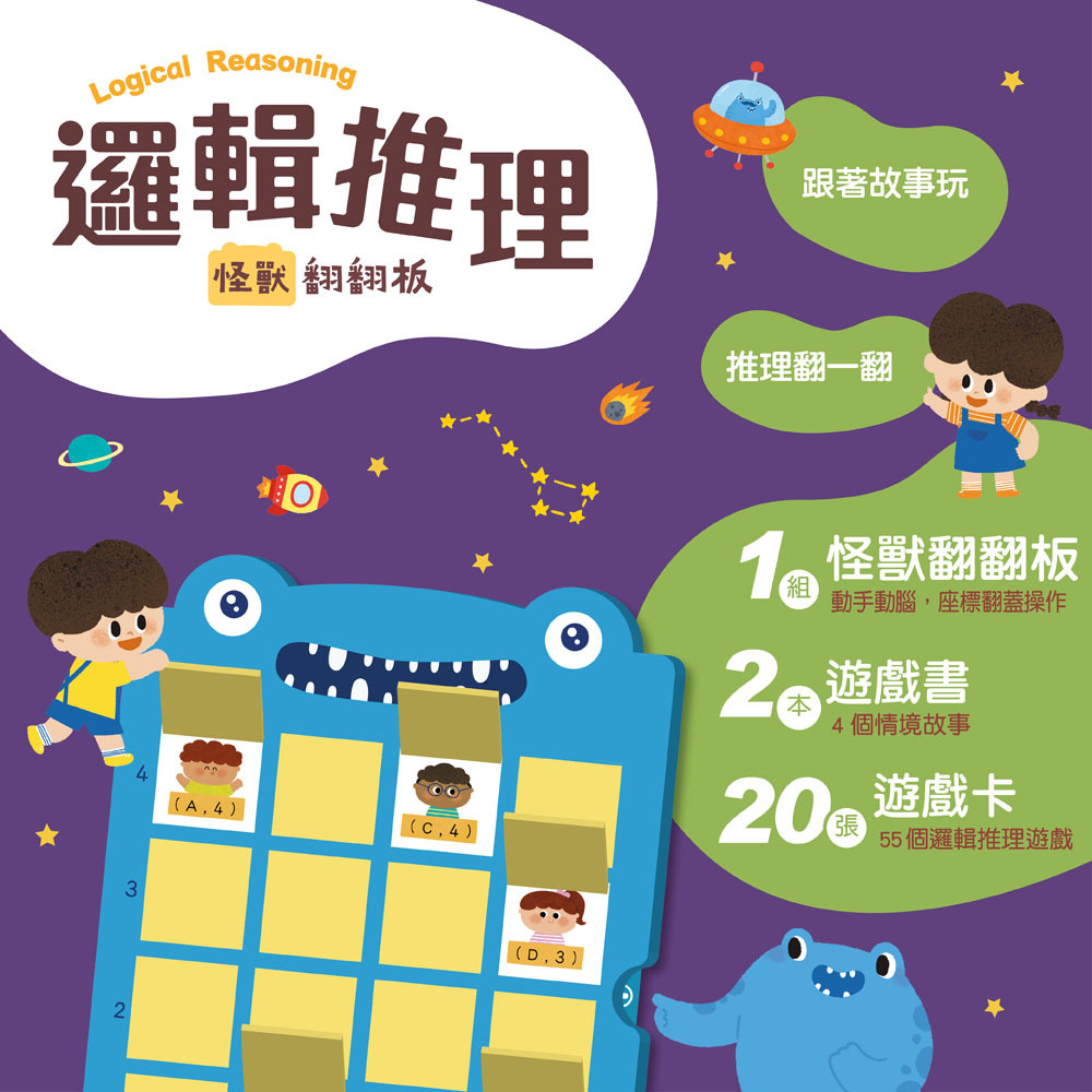 《 小康軒 》 邏輯推理：怪獸翻翻板