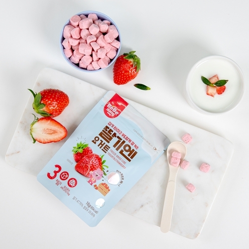 BeBeDang - 寶寶乳酪球 - 草莓 16g (適合12個月以上)