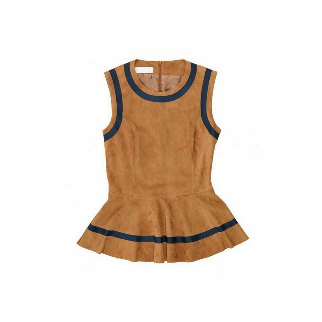 DROME - 荷葉下襬無袖上衣