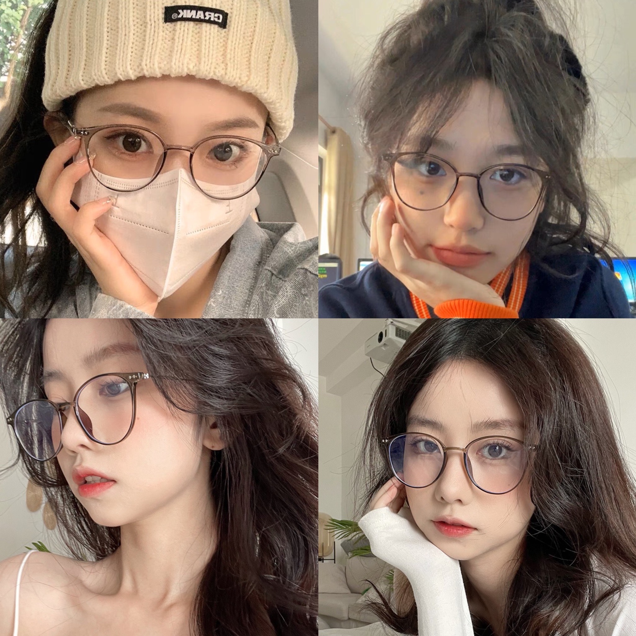 S01202955 TR抗藍光圓框眼鏡/五色