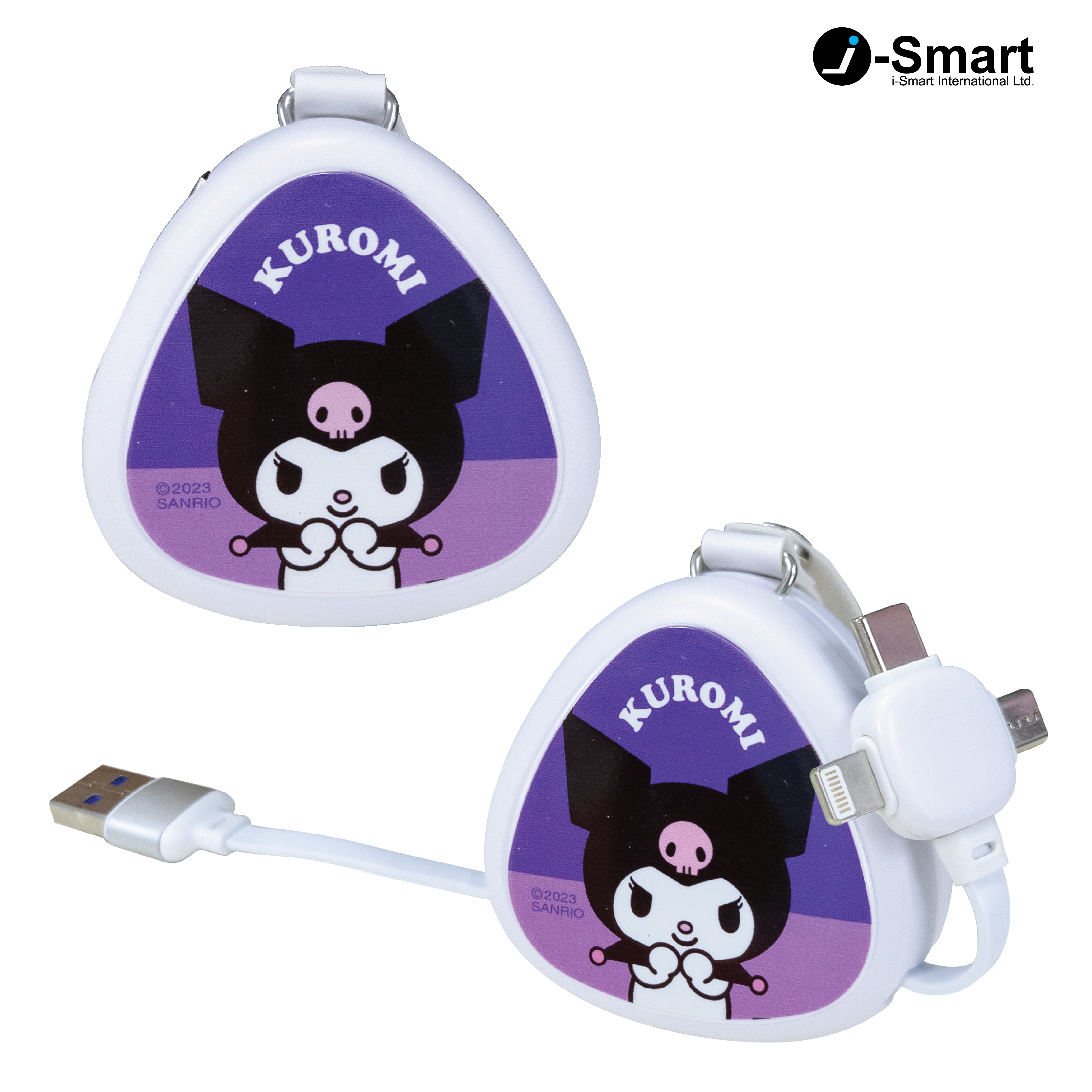 SANRIO-3合1充電線(66W)-KUROMI