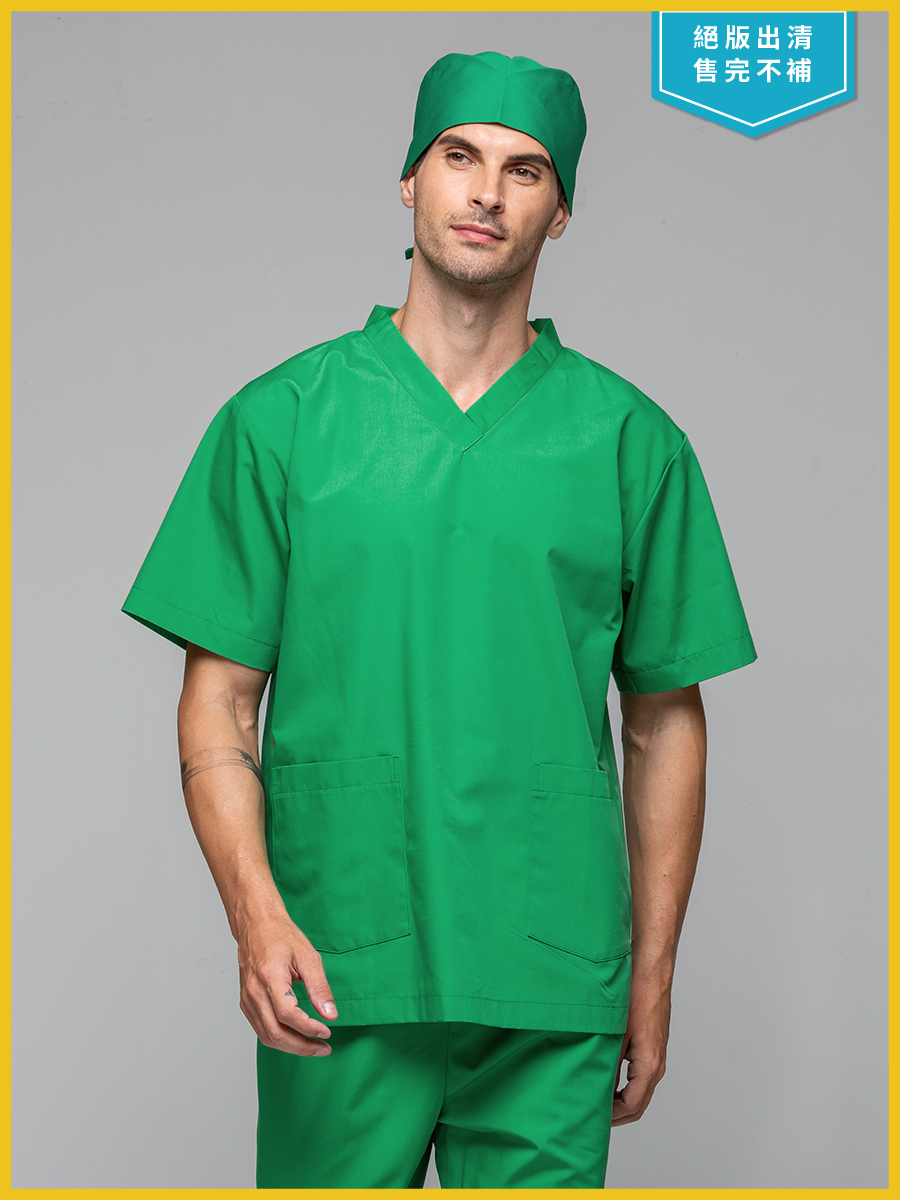 【 C7021-E3 出清款 】男刷手褲裝-C經典布-竹子綠