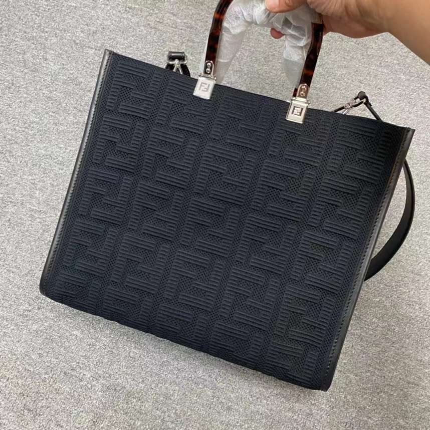 Fendi 滿logo Tote連肩帶35*31*17cm-M