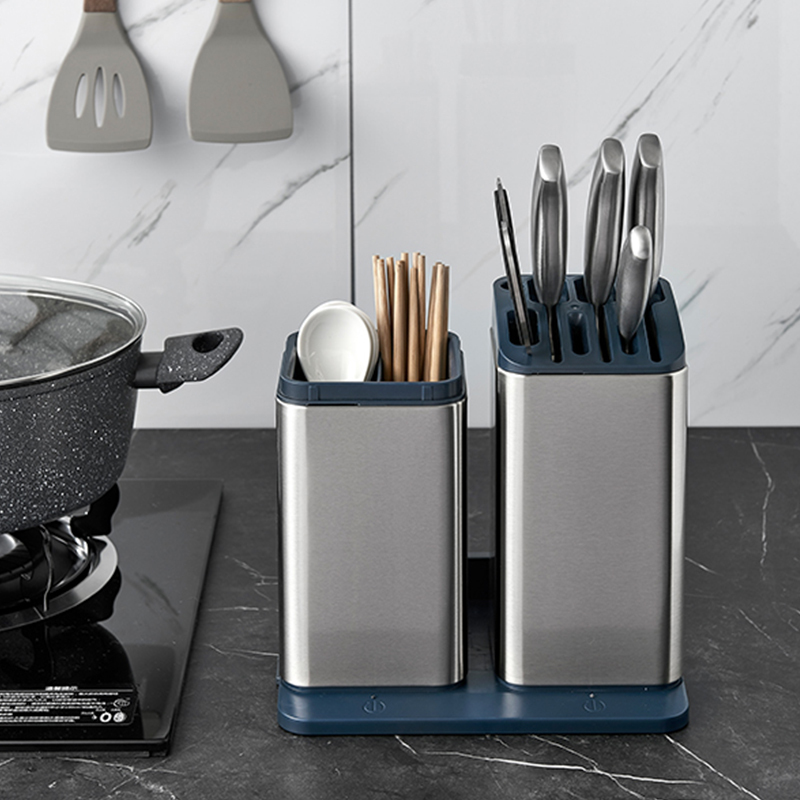 不鏽鋼紫外線消毒多功能刀具架 ELPH013