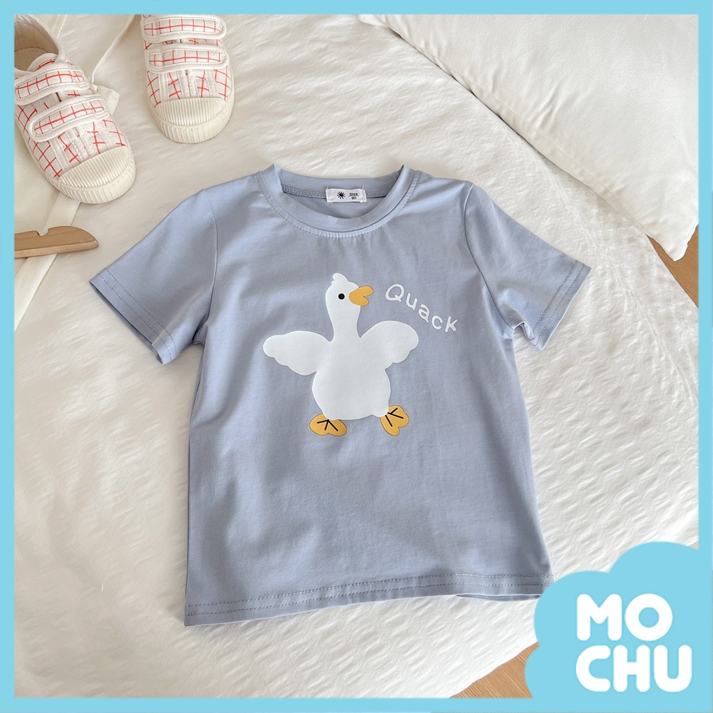 小鴨呱呱圓領短袖上衣