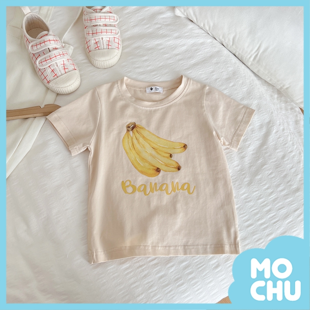 美味香蕉圓領短袖上衣