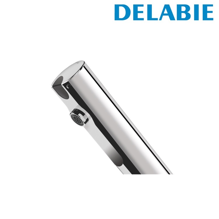 Delabie "TEMPOMATIC 4" 440006 Deck-mounted electronic basin tap, 6V Lithium battery-operated - GA Approval & Wels