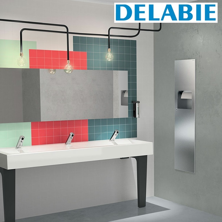 Delabie "TEMPOMATIC 4" 440006 Deck-mounted electronic basin tap, 6V Lithium battery-operated - GA Approval & Wels