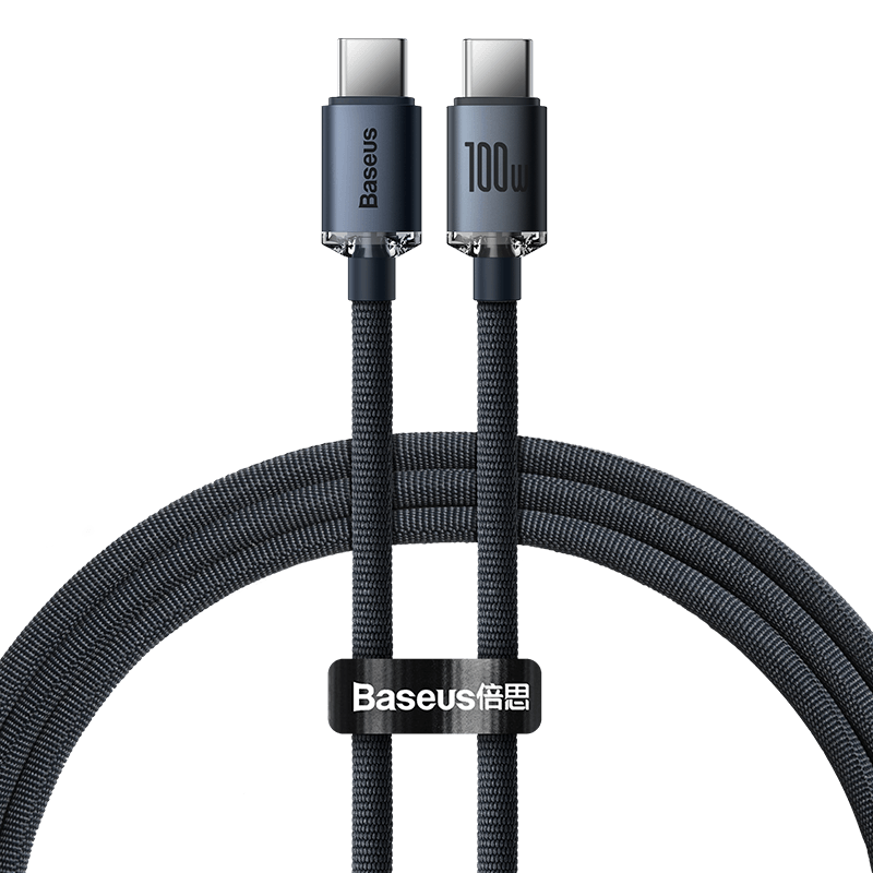 【Baseus倍思】晶耀系列 雙Type-C 快充數據線 100W|電腦可用