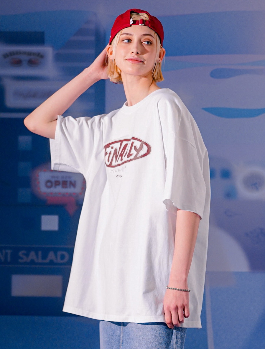 <預購> 韓國TWN Finally 立體感高磅純棉短T