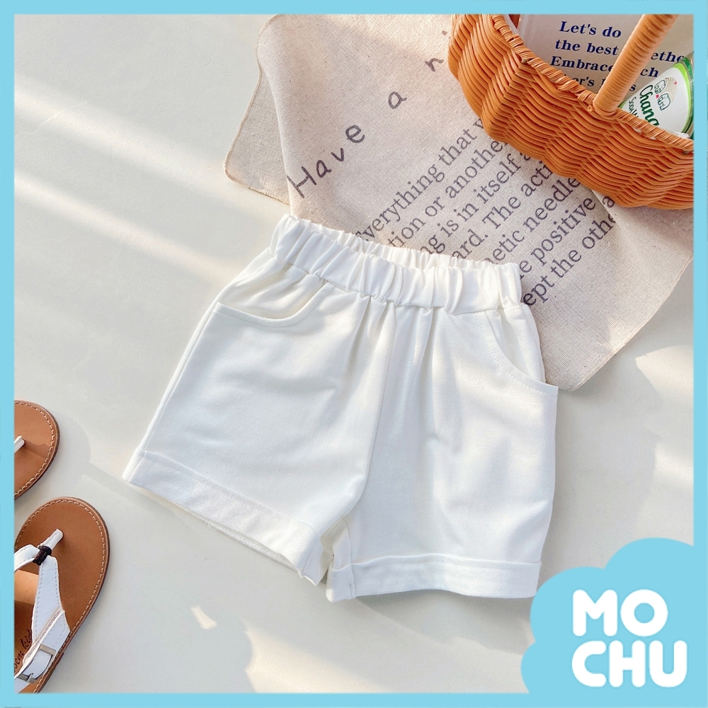 簡約軟牛仔短褲(三色)