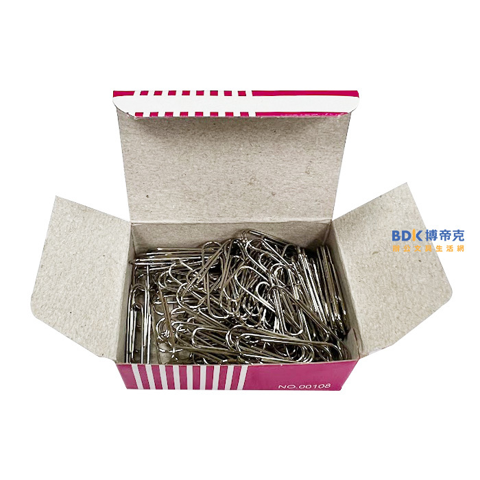 ABEL 力大牌 28mm平迴紋針 約80入 NO.00108