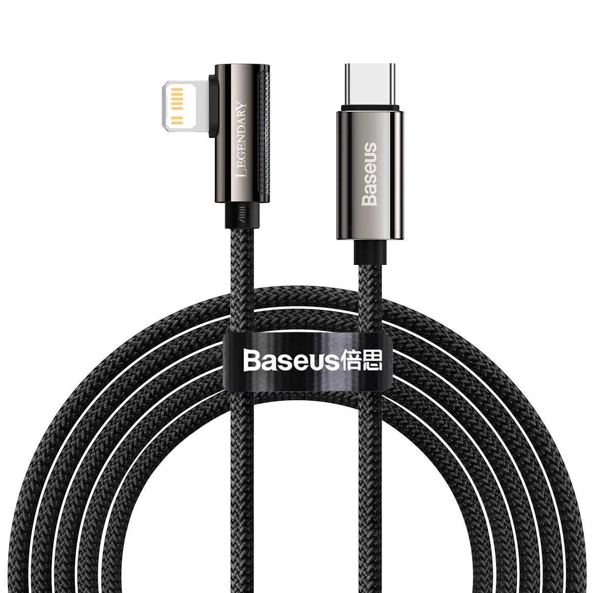 【Baseus倍思】傳說系列 彎頭 Type-C to IOS 快充數據線 20W