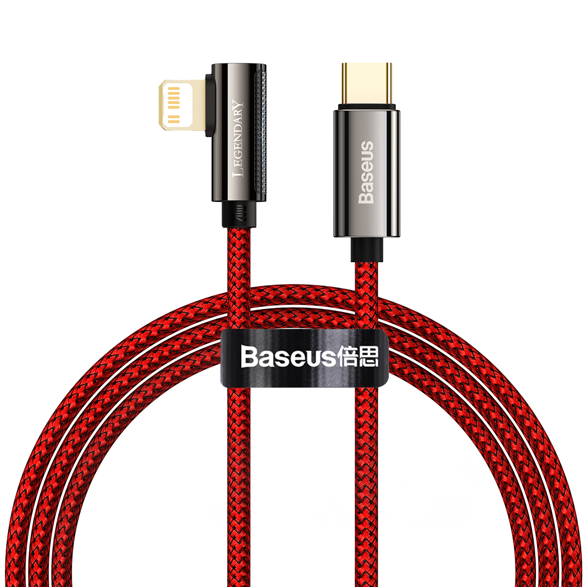 【Baseus倍思】傳說系列 彎頭 Type-C to IOS 快充數據線 20W
