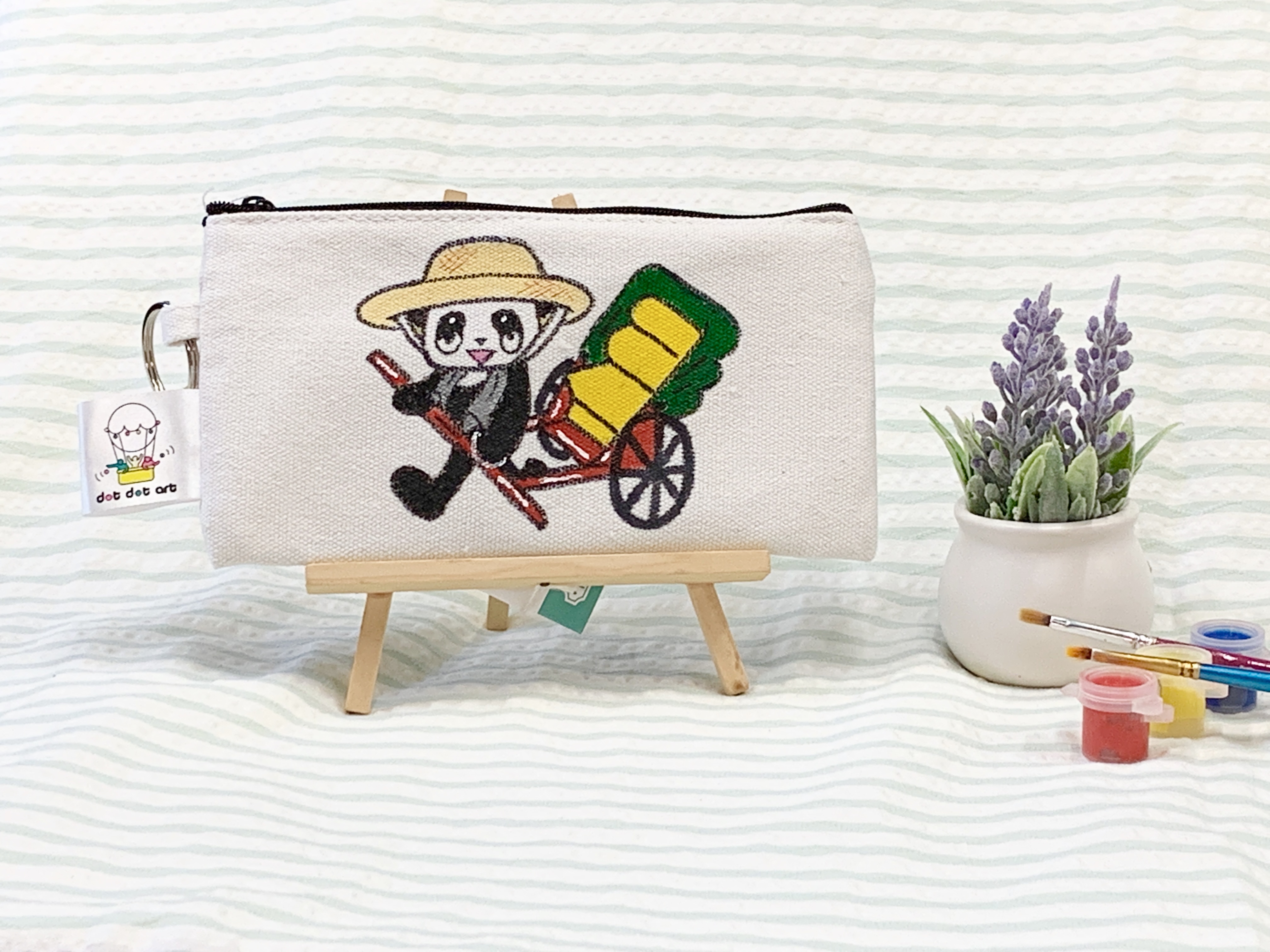 長筆袋 (熊貓人力車)