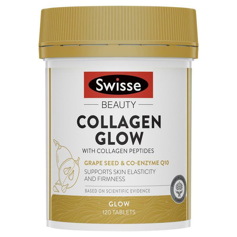 Swisse - Collagen Glow 膠原蛋白肽亮膚營養片 120片