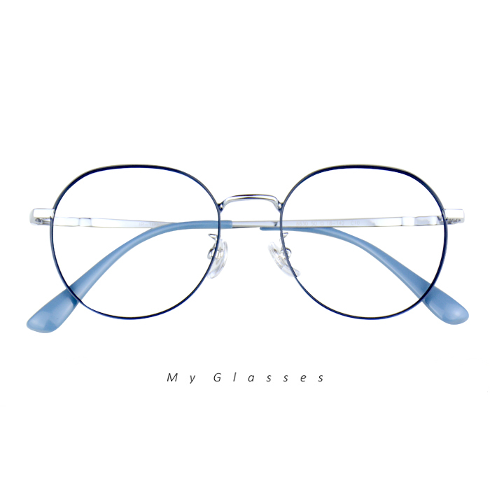 C334鈦金屬霧圈眼鏡