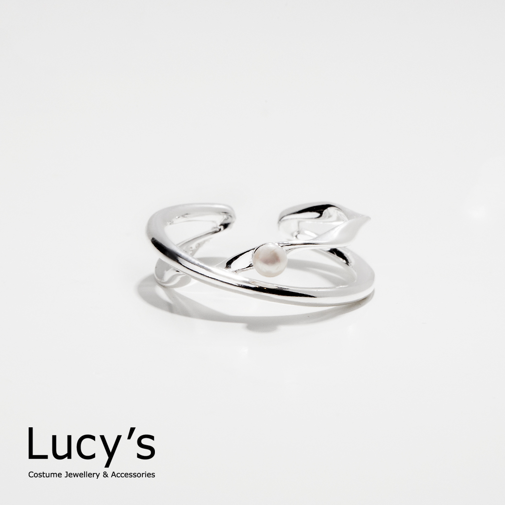 925純銀 珍珠淬鍊 開口戒 (104771)