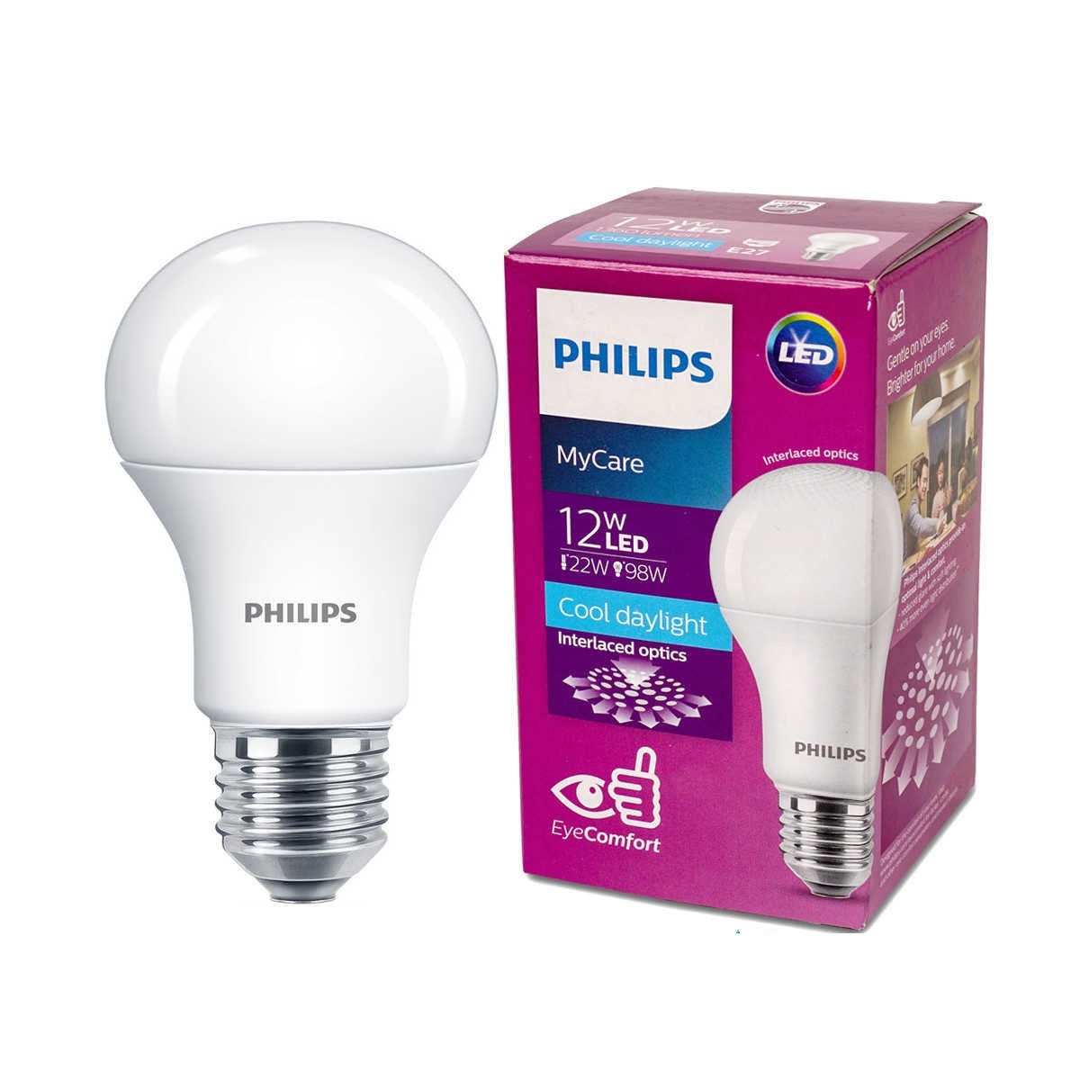 Philips E27 LED 大螺絲頭膽 (6500K/3000K