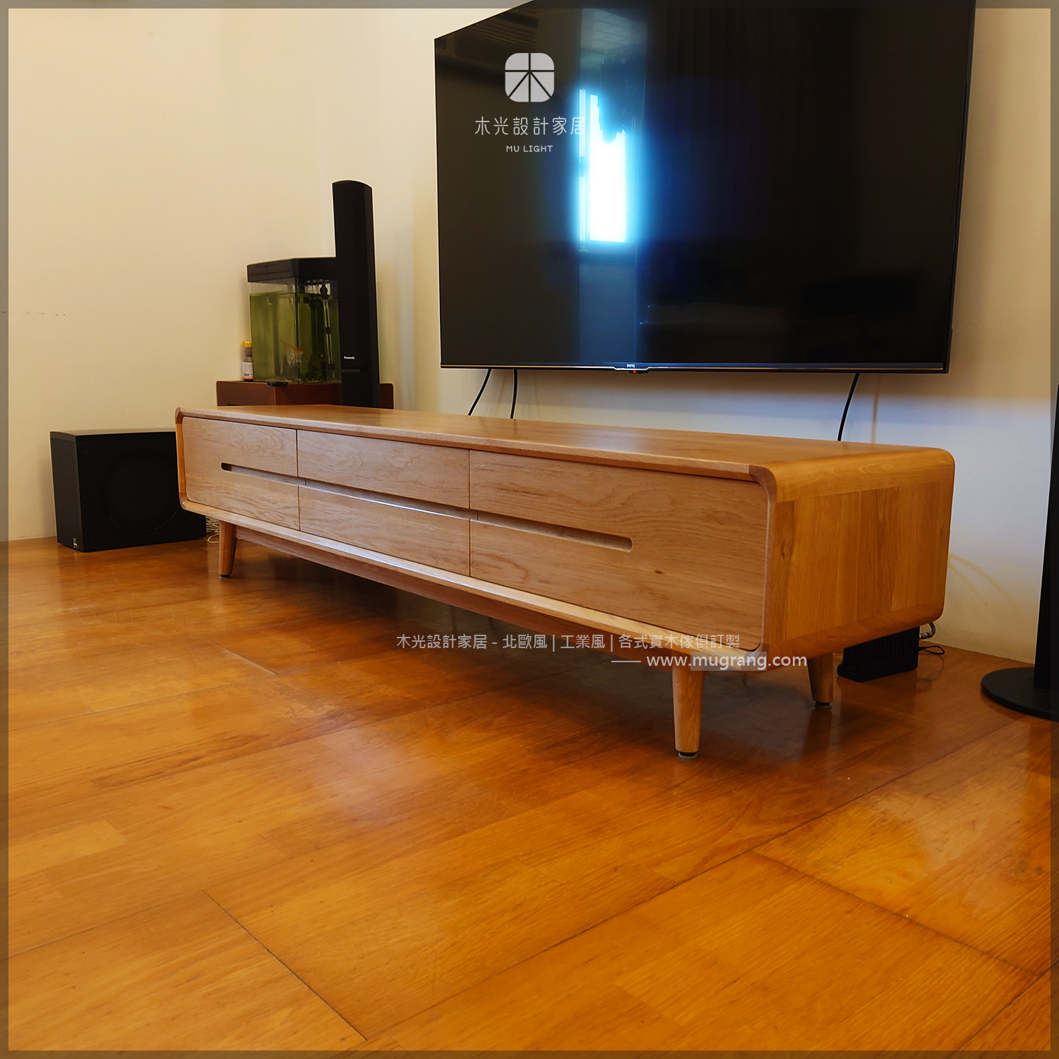 Esther-白橡木北歐收納電視櫃|可訂製