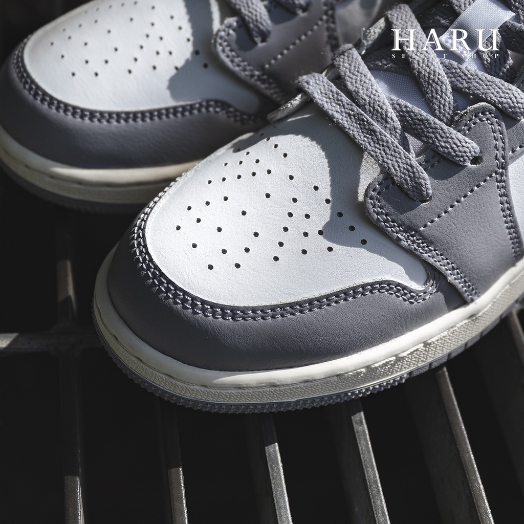 特價現貨 Nike Air Jordan 1 Low Grey 奶油底 白灰 煙灰 AJ1 男女 553558-053 553560-053