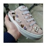 [S] KARL LAGERFELD CAMBRIA SNEAKER MULE,PEONY PINK, CAMBRIA-PEONY PINK (SKL541)