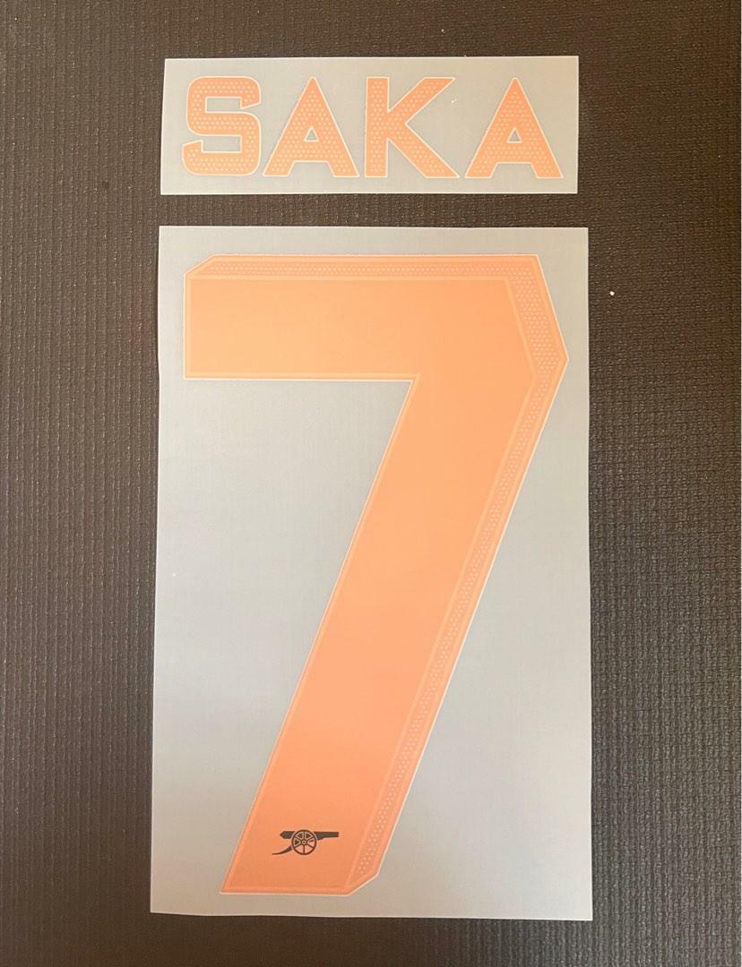 2022 Arsenal Away Club Official Nameset  (**印字, 不包括球衣)