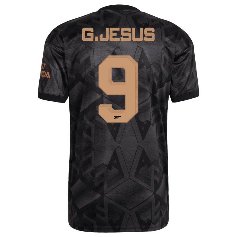 2022 Arsenal Away Club Official Nameset 9 G.JESUS (**印字, 不包括球衣)