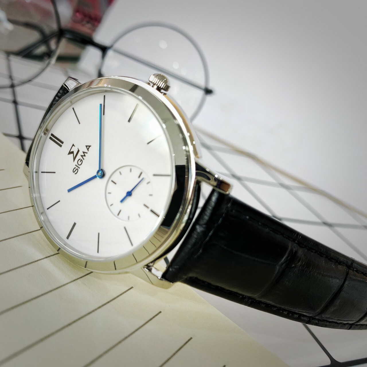 【SIGMA】極簡三針腕錶2243M-2 (40mm)  現代鐘錶