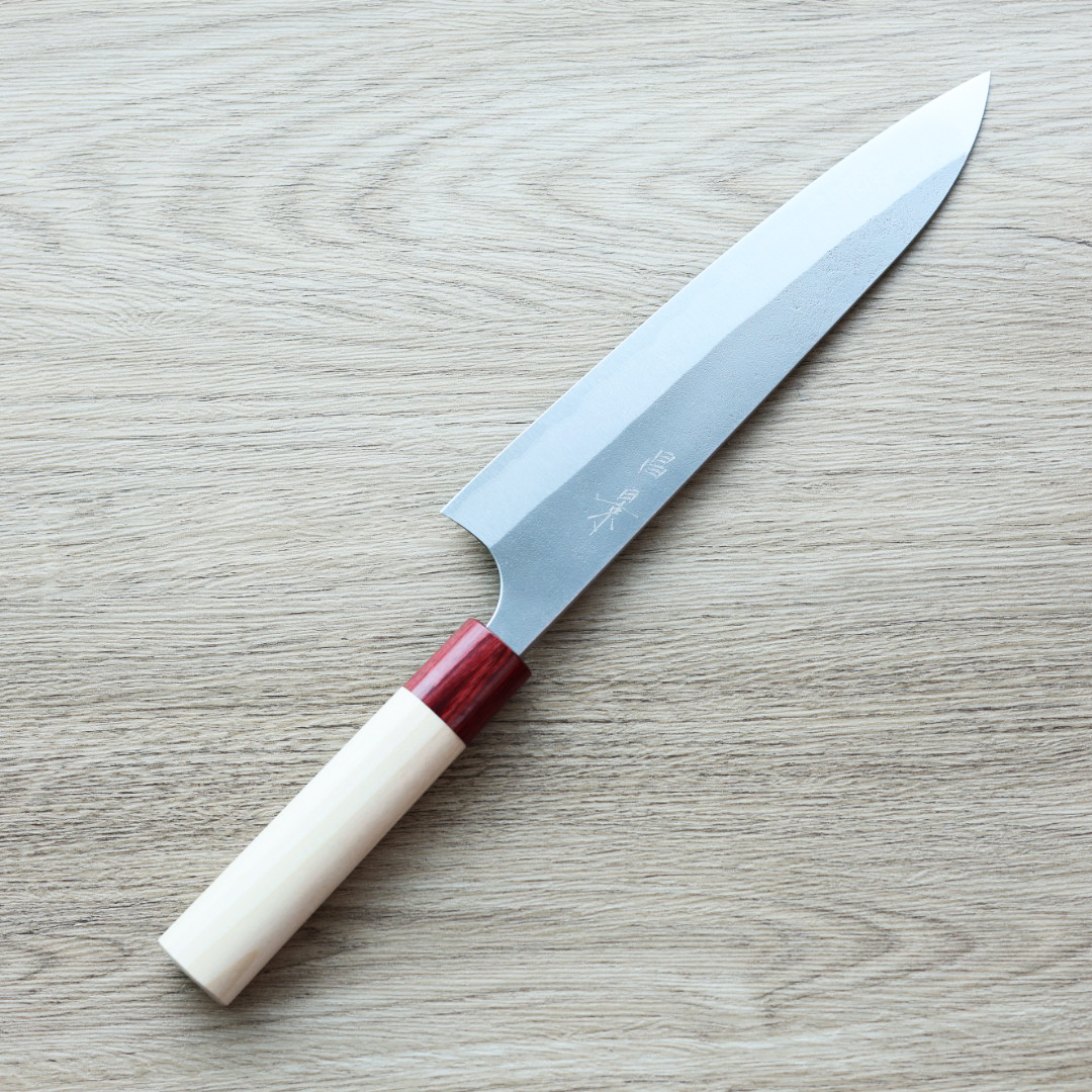 昌景 雪 牛刀 210mm 白紙鋼