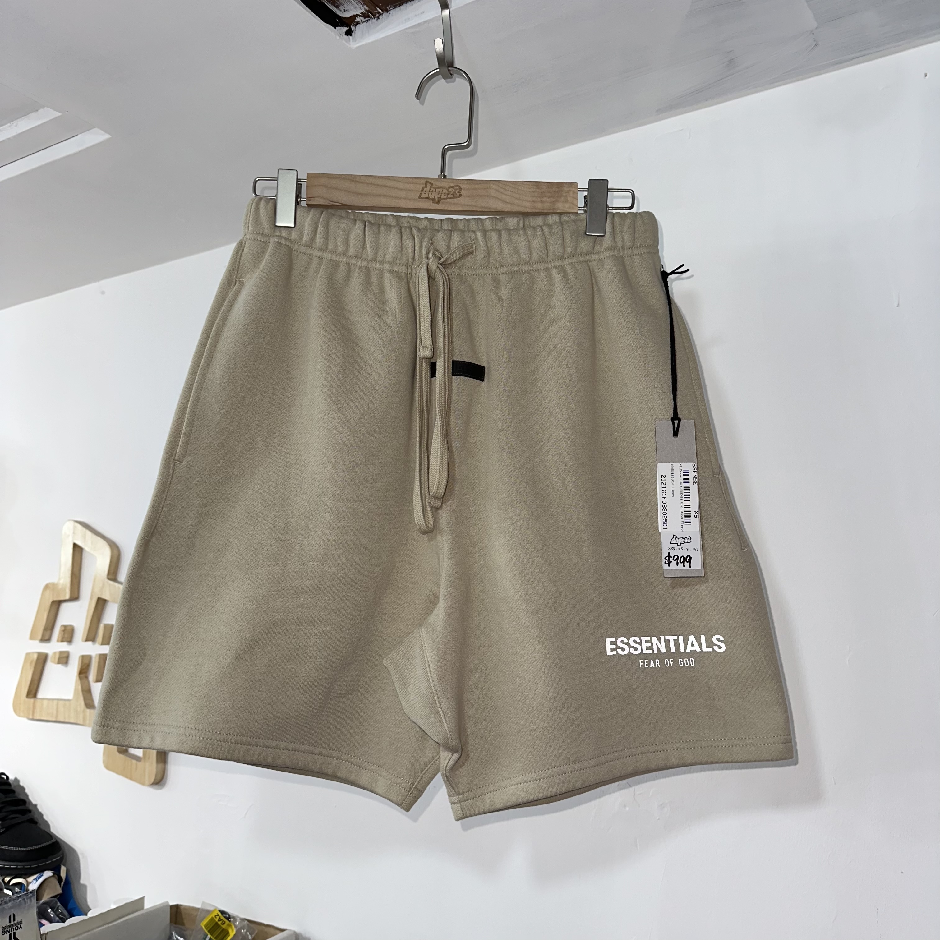 Fear of God Essentials reflective 3M shorts LINEN 反光短褲