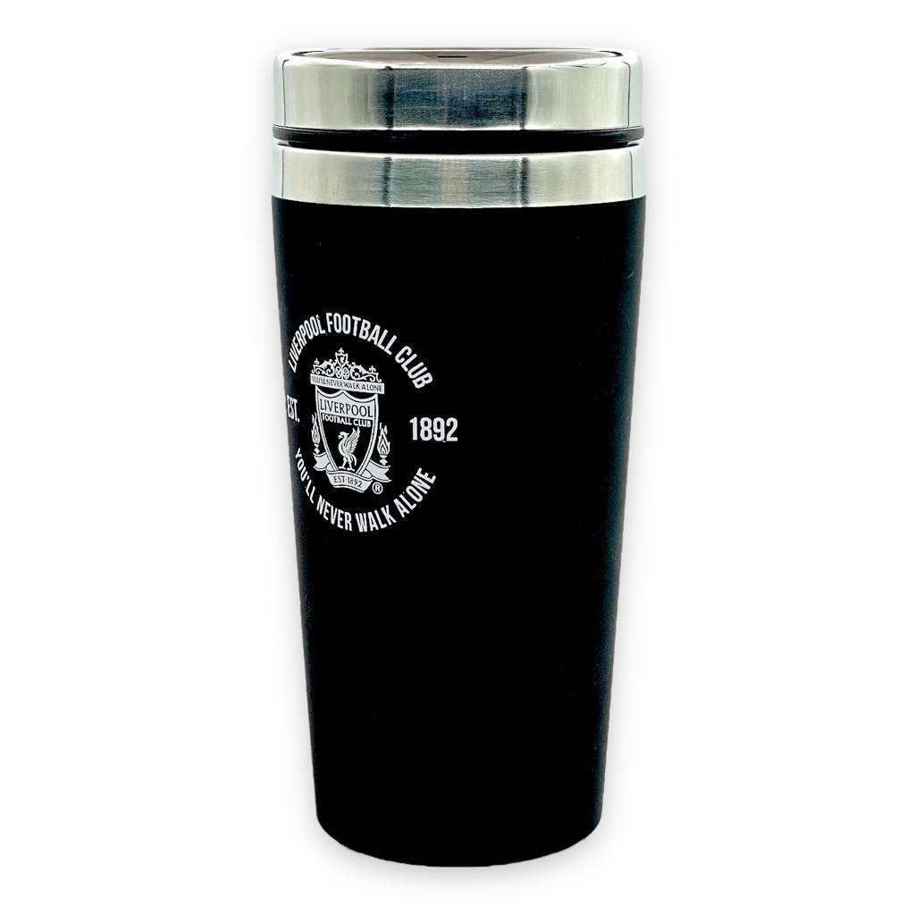 利物浦黑色無柄會徽咖啡杯
