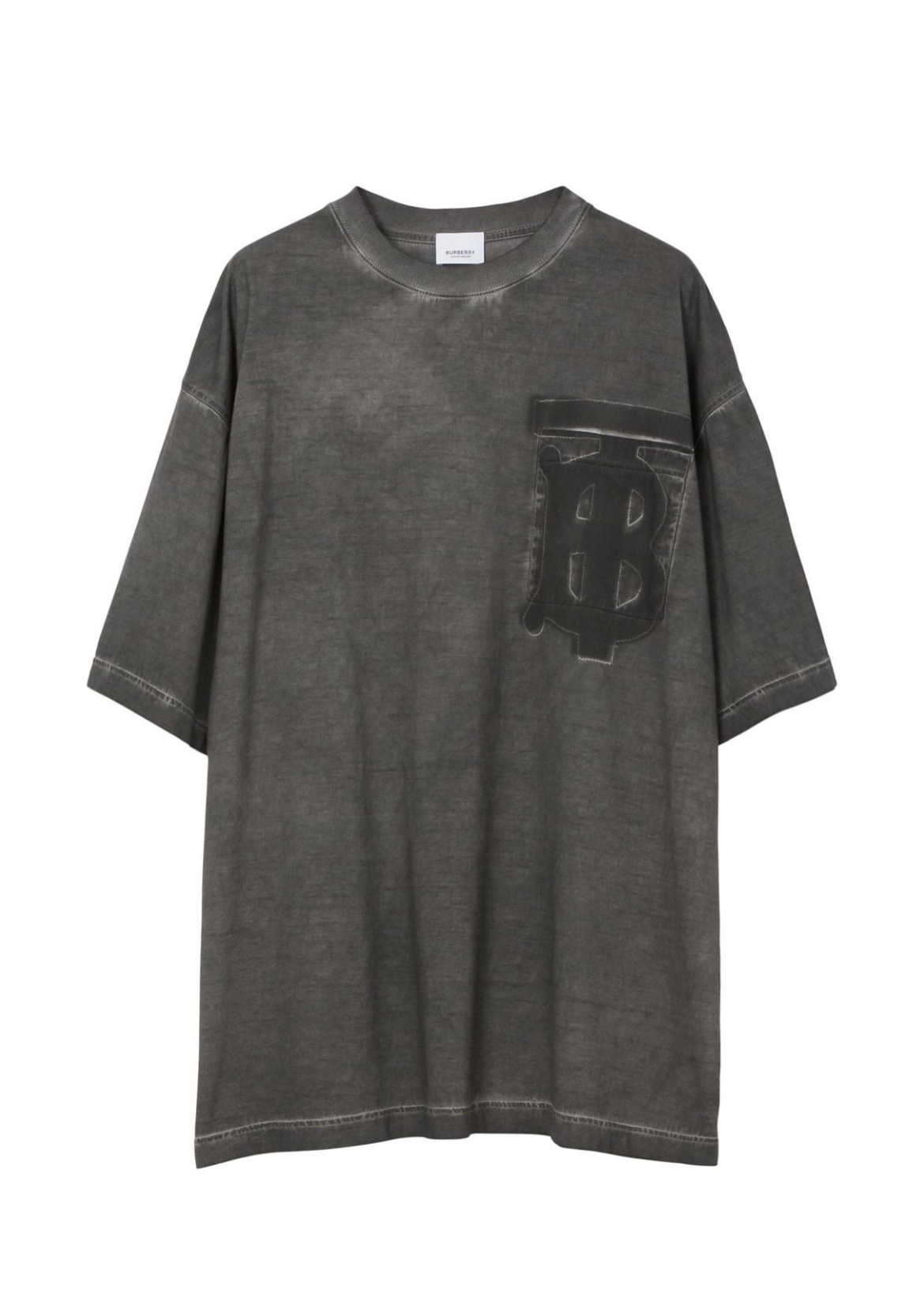 Burberry::Tシャツ:M[RESALE] Burberry monogram motif oversized T-shirt