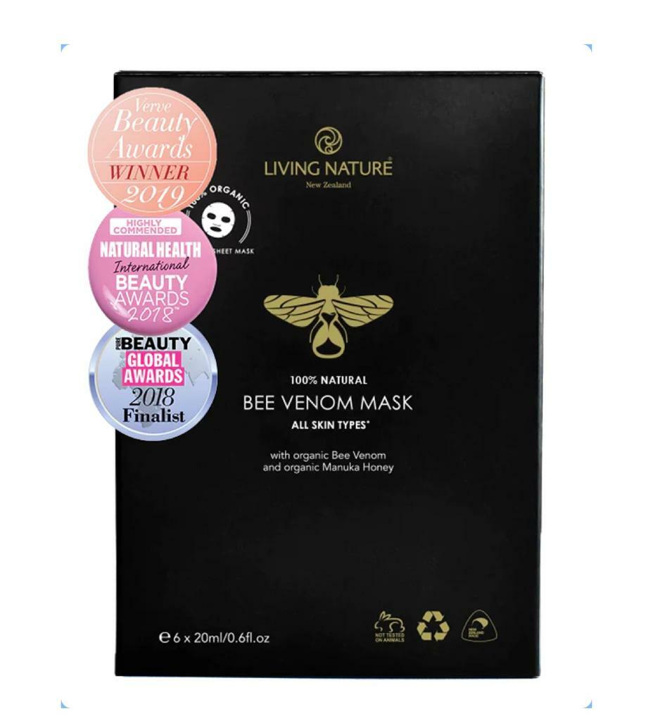 Living Nature Bee Venom Mask | Anti-Aging 蜂毒膠原導入面膜 (1盒裝)