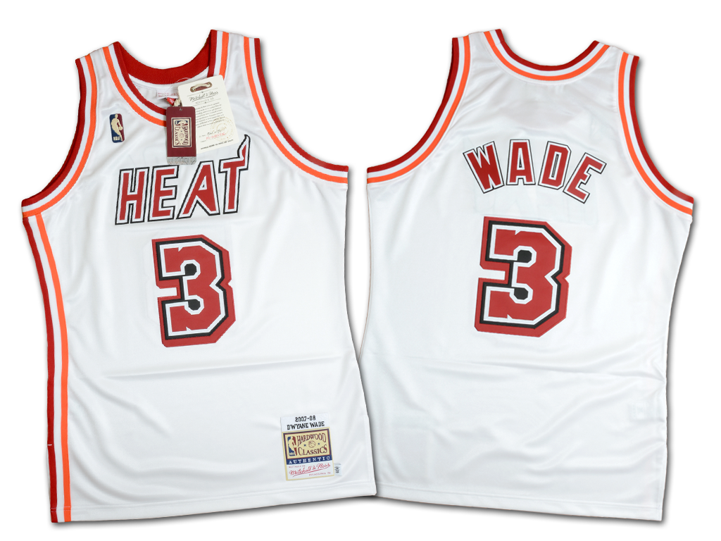 Mitchell & Ness 邁阿密熱火隊 Dwyane Wade 2007-2008 復刻 球員版球衣