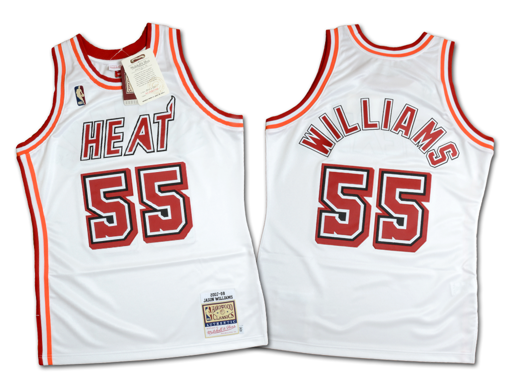 Mitchell & Ness 邁阿密熱火隊 Jason Williams 2007-2008 復刻 球員版球衣