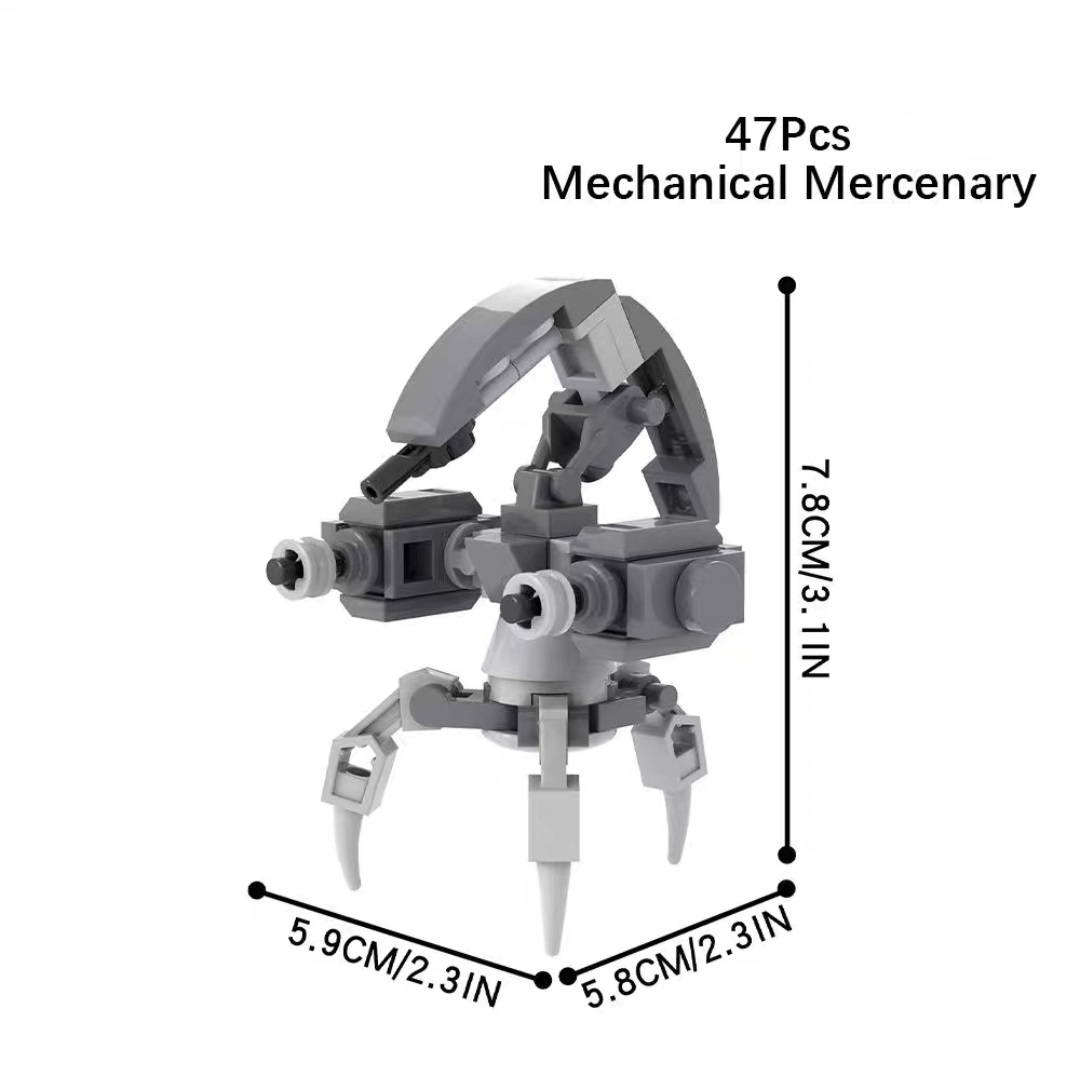 MOC Mechanical Mercenary Star Wars Buildings Set Fit Lego NO BOX MOC2087