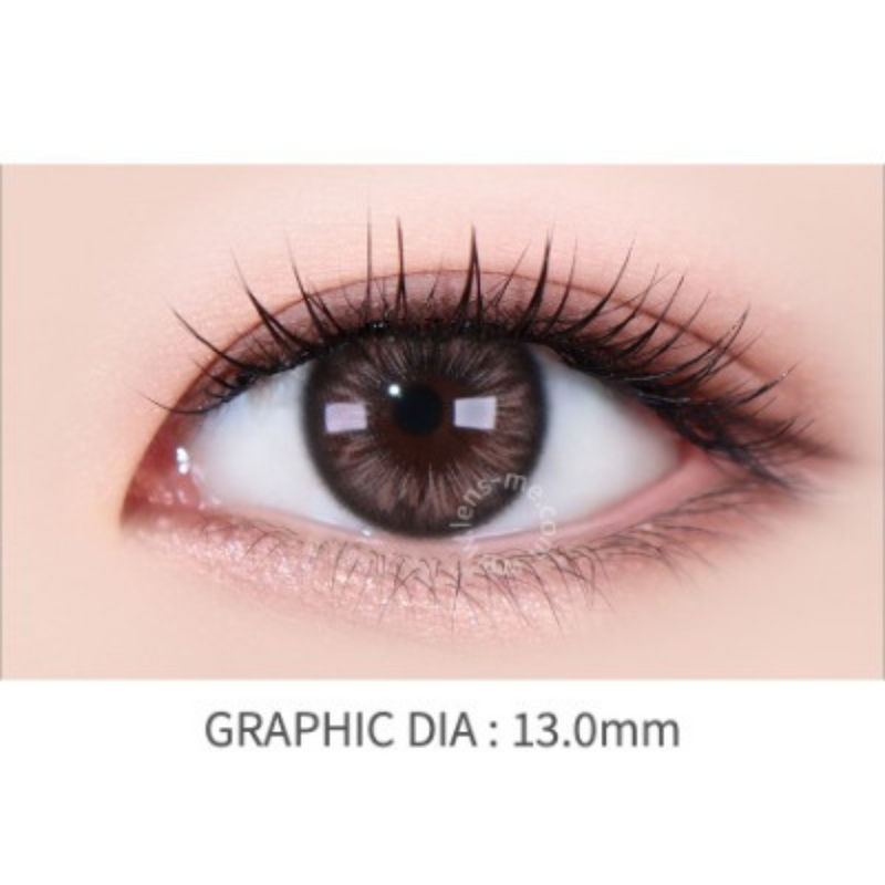 [月拋] LENSME Melloy Rozy Choco 月拋彩妝隱形眼鏡｜2片月拋